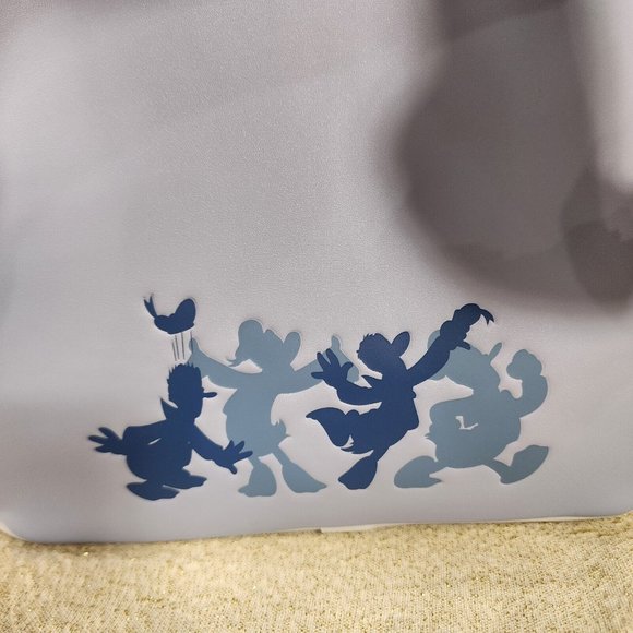 Loungefly Disney Donald Duck Daisy Duck Family Campfire Blue Mini Backpack NEW